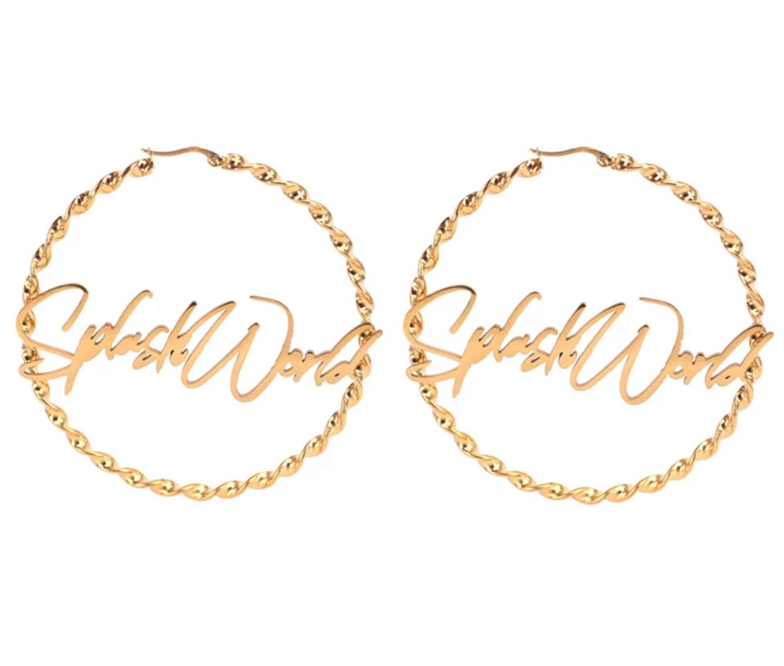 Twisted Custom Hoop