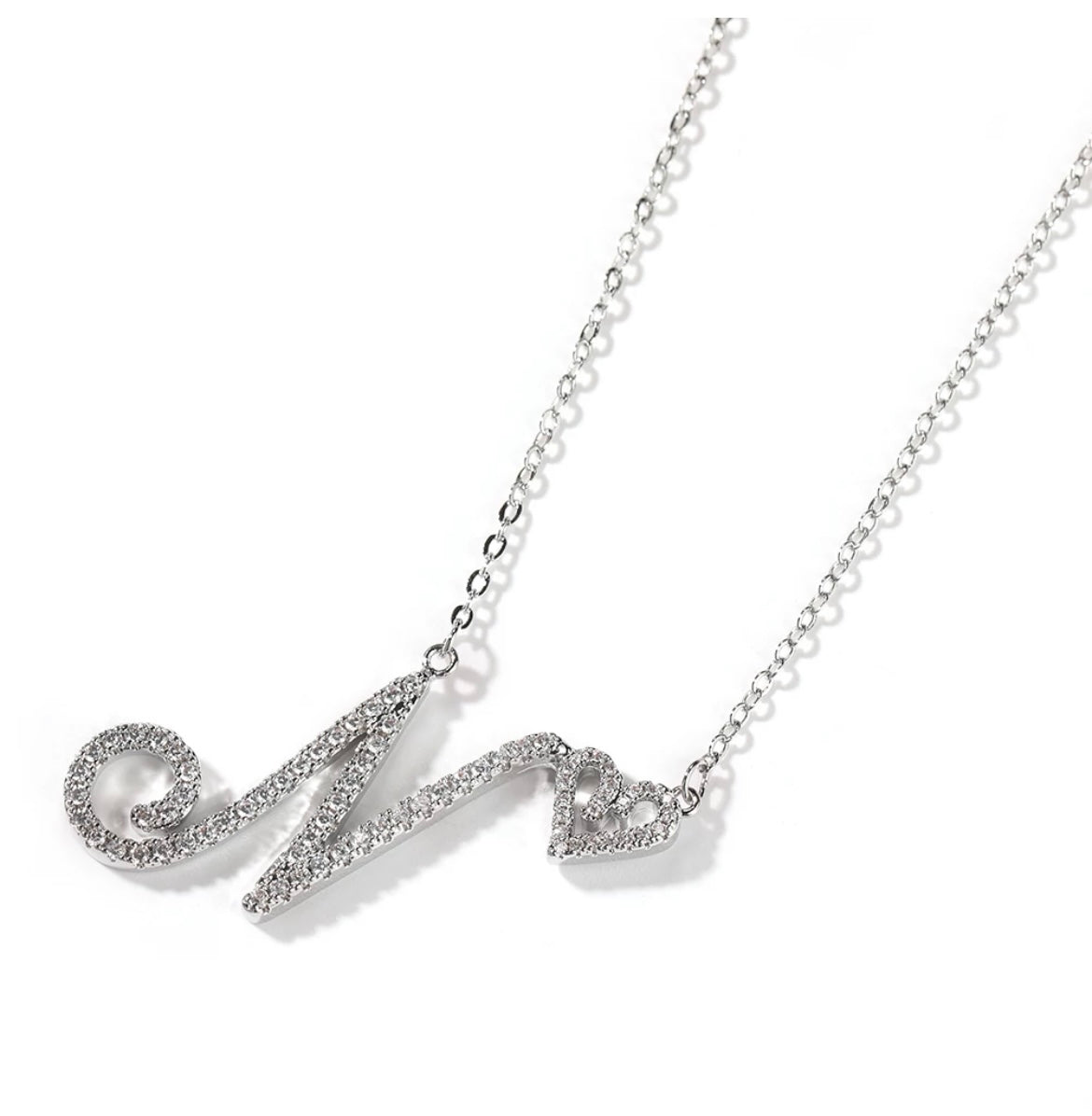 Heart Initial Pendant
